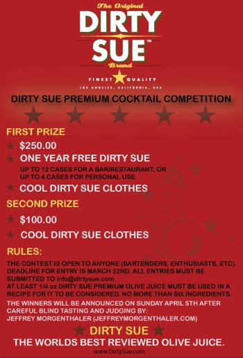 Dirty Sue Cocktail Contest