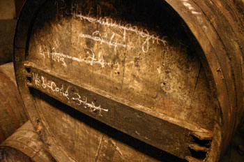 A very old Cognac barrel at - I think - Hine.